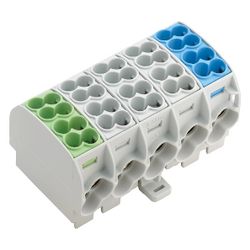 Weidmüller Verteilerblock W-Reihe WPD 501, 152 A, 1.000 V, Thermoplast, Grau... WEIDMUELLER-1562140000 4050118385229 (Abb. 1)