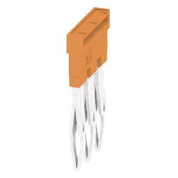 Weidmüller Querverbinder Z-Reihe ZQV 2.5N/3, 24A, 400V, 5,1mm Raster, orange... WEIDMUELLER-1527570000 4050118448450 (Abb. 1)