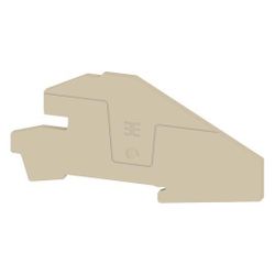 Weidmüller Abschlussplatte AEP ITB 4 BB, 3mm, Beige, 2669110000... WEIDMUELLER-2669110000 4064675266341 (Abb. 1)