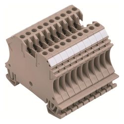Weidmüller Durchgangsklemme WDU 2.5/10 BEZ/NE, 24A 500V, Thermoplast, Beige, 10... WEIDMUELLER-1020800000 4008190133368 (Abb. 1)