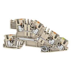 Weidmüller Installationsreihenklemme AITB 2.5 BB L-L-PE, 250 V 24 A 5,1x103x50,... WEIDMUELLER-2668930000 4064675030515 (Abb. 1)