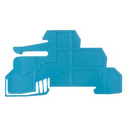 Weidmüller Halteplatte W-Reihe WHP WDL2.5/S, 2mm, Blau... WEIDMUELLER-1067980000 4008190022440 (Abb. 1)