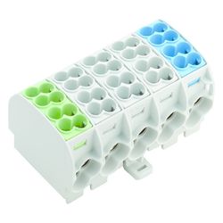 Weidmüller Verteilerblock W-Reihe WPD 501, 152 A, 1.000 V, Thermoplast, Grau... WEIDMUELLER-1562140000 4050118385229 (Abb. 1)