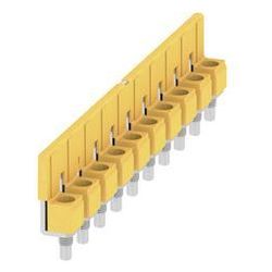 Weidmüller Querverbinder W-Reihe WQV 10/10, 63A 400V 9,9mm 10-polig, Gelb... WEIDMUELLER-1052460000 4008190152130 (Abb. 1)