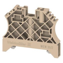 Weidmüller Endwinkel WEW 35/2, 8x56x46,5mm, Kunststoff, Beige, 1061200000... WEIDMUELLER-1061200000 4008190030230 (Abb. 1)