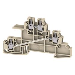 Weidmüller Verteiler-Reihenklemme WDL 2.5/S/L/L, 400V 24A, Thermoplast, Beige... WEIDMUELLER-1031200000 4008190189259 (Abb. 1)