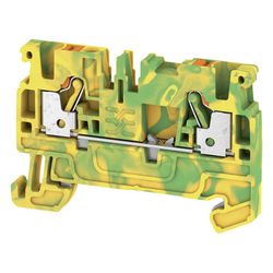 Weidmüller Schutzleiterklemme A-Reihe A2C 2.5 PE, 2 Anschlüsse, 2,5mm2, Thermop... WEIDMUELLER-1521680000 4050118328189 (Abb. 1)