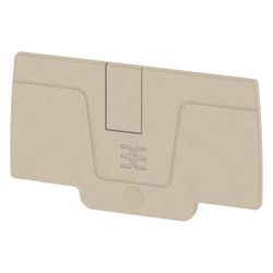 Weidmüller Abschlussplatte AEP 2C 6, 2,1mm, Beige... WEIDMUELLER-1991970000 4050118376692 (Abb. 1)