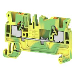 Weidmüller Schutzleiterklemme A-Reihe A2C 2.5 PE, 2 Anschlüsse, 2,5mm2, Thermop... WEIDMUELLER-1521680000 4050118328189 (Abb. 1)