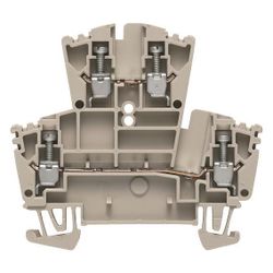 Weidmüller Doppelstock-Reihenklemme WDK 2.5, 400V 24A, 5,1x69,5x63mm, Thermopla... WEIDMUELLER-1021500000 4008190169527 (Abb. 1)