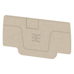 Weidmüller Abschlussplatte AEP 2C 2.5, 2,1mm, beige, 1514400000... WEIDMUELLER-1514400000 4050118436112 (Abb. 1)