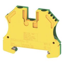 Weidmüller Erdungsklemme WPE 6, 6mm2, Thermoplast, Grün/Gelb... WEIDMUELLER-1010200000 4008190090098 (Abb. 1)