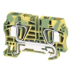 Weidmüller Schutzleiter-Reihenklemme ZPE 6, 8,1x65x45mm, Thermoplast, Grün/Gelb... WEIDMUELLER-1608670000 4008190259242 (Abb. 1)