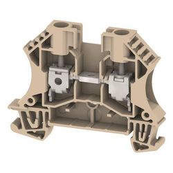 Weidmüller Durchgangsklemme WDU 6, 6mm2, 800V, 41A, Schraubanschluss, Thermopla... WEIDMUELLER-1020200000 4008190163440 (Abb. 1)