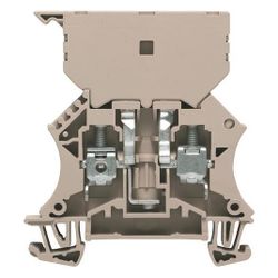 Weidmüller Sicherungs-Reihenklemme WSI 6, 6mm2 500V 6,3A, Thermoplast, Beige... WEIDMUELLER-1011000000 4008190105624 (Abb. 1)