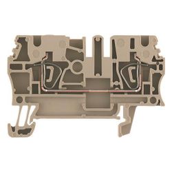 Weidmüller Durchgangsklemme ZDU 2.5, 800V 24A 5,1x59,3x38,5mm, Thermoplast, Bei... WEIDMUELLER-1608510000 4008190077969 (Abb. 1)