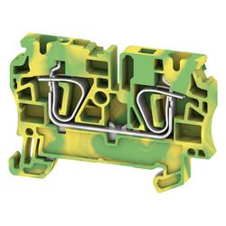 Weidmüller Erdungsklemme ZPE 4, 6,1x62,5x43mm, Thermoplast, Grün/Gelb... WEIDMUELLER-1632080000 4008190263218 (Abb. 1)