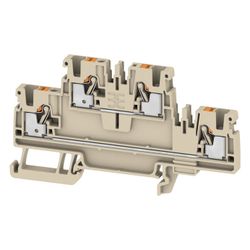 Weidmüller Durchgangs-Reihenklemme A-Reihe A2T 2.5, 24A 800V, Thermoplast, Beig... WEIDMUELLER-1547610000 4050118462838 (Abb. 1)
