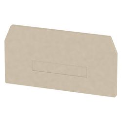 Weidmüller Abschlussplatte ZAP/TW ZDU16, 2,7mm, beige... WEIDMUELLER-1745150000 4008190996796 (Abb. 1)