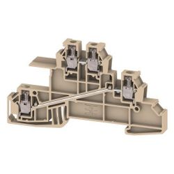 Weidmüller Verteiler-Reihenklemme WDL 2.5/S/L/L, 400V 24A, Thermoplast, Beige... WEIDMUELLER-1031200000 4008190189259 (Abb. 1)