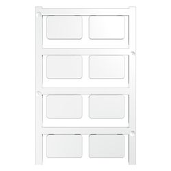 Weidmüller Gerätemarkierer SM 27/18 K MC NE, 18x27x1mm, selbstklebend, Weiß... WEIDMUELLER-1707270000 4008190925116 (Abb. 1)
