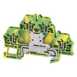 Weidmüller Schutzleiter-Reihenklemme ZDK 2.5PE, 5,1x79,5x53mm, Thermoplast, Grü... WEIDMUELLER-1690000000 4008190875466 (Abb. 1)