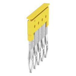 Weidmüller Querverbinder ZQV 2.5/5, 24A 400V 5,1mm, Gelb... WEIDMUELLER-1608890000 4008190065713 (Abb. 1)