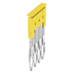 Weidmüller Querverbinder ZQV 2.5/4, 24A 400V 5,1mm, Gelb... WEIDMUELLER-1608880000 4008190082208 (Abb. 1)
