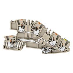 Weidmüller Installationsreihenklemme AITB 2.5 BB L-L-PE, 250 V 24 A 5,1x103x50,... WEIDMUELLER-2668930000 4064675030515 (Abb. 1)