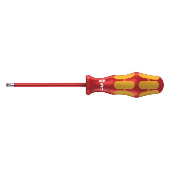 Wera Schlitzschraubendreher 160 i Kraftform Plus, 0,8x4x100mm, Lasertip, 1000V, 05006115001