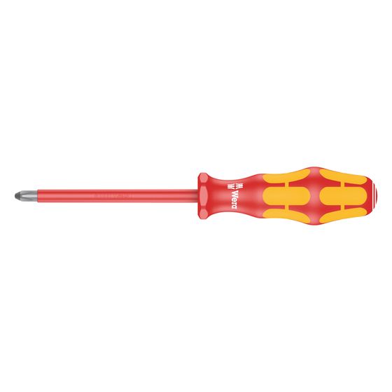 Wera Kreuzschlitzschraubendreher 162 i PH, Lasertip, VDE-isoliert, PH 2x100mm, 05006154001