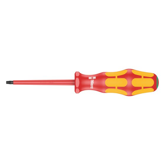 Wera VDE-Schraubendreher 167 i Kraftform Plus, TX 15 x 80mm, 2-Komponenten-Griff, brüniert