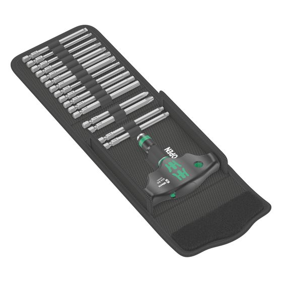 Wera Quergriff-Schraubendreher-Set Kraftform Kompakt 400 RA Imperial Set 1, 17-teilig, 05057473001