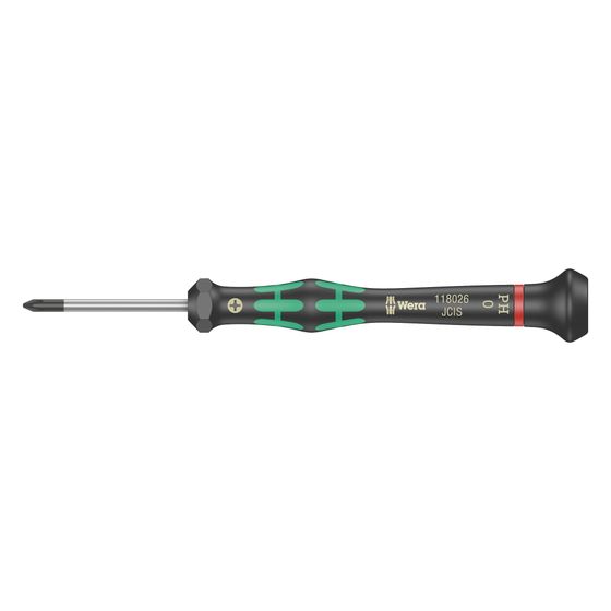 Wera Elektronik-Kreuzschlitzschraubendreher Kraftform Micro 2050 PH, PH 0x40mm, 157mm