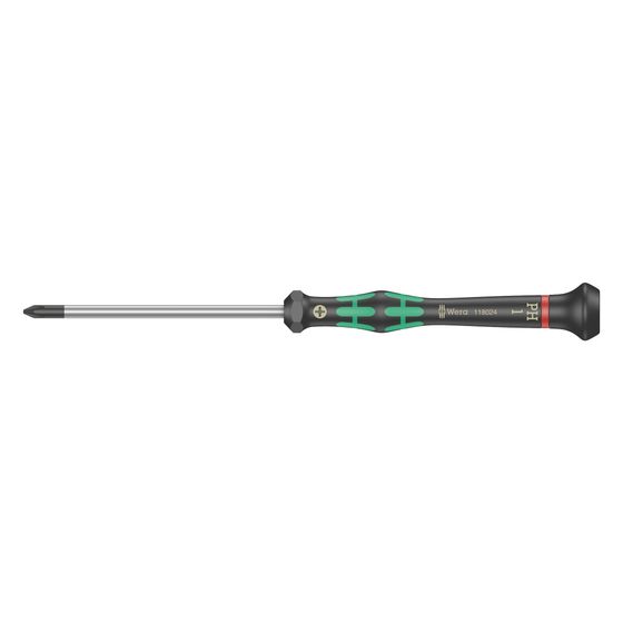 Wera Elektronik-Kreuzschraubendreher Kraftform Micro 2050 PH, PH 1x80mm, 177mm, 05118024001