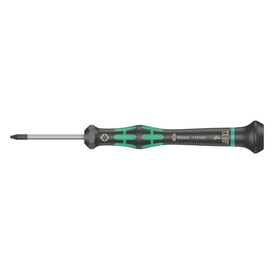 Wera Elektronik Innensechsrund-Schraubendreher Kraftform Micro 2067 HF, TX 4x40mm, 2-Komponenten