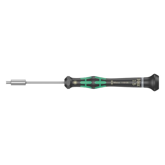 Wera Elektronik-Steckschlüssel Kraftform Micro 2069, 1,5mm, 60mm, 05118108001