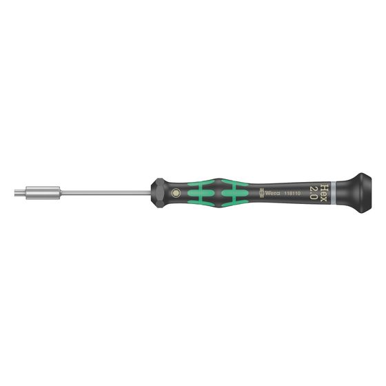 Wera Elektronik-Steckschlüssel Kraftform Micro 2069, SW 2mm, 60mm Klingenlänge, 05118110001