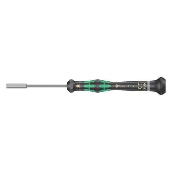Wera Elektronik-Steckschlüssel Kraftform Micro 2069, 3mm, 60mm, 05118114001