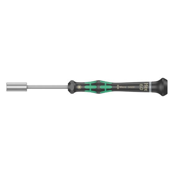 Wera Elektronik-Steckschlüssel Kraftform Micro 2069, 6mm, 60mm, 157mm, 05345281001
