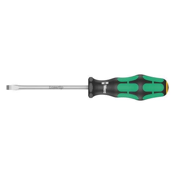 Wera Schlitz-Schraubendreher Kraftform Plus 334, 0,8x5x100mm, Lasertip, 2-Komponenten-Griff, 05007610001