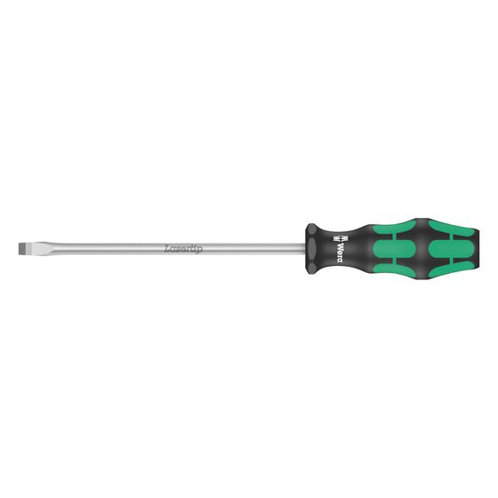 Wera Schlitz-Schraubendreher 334 Kraftform Plus, Lasertip, 2-Komponenten-Griff, 1,2x8x175mm