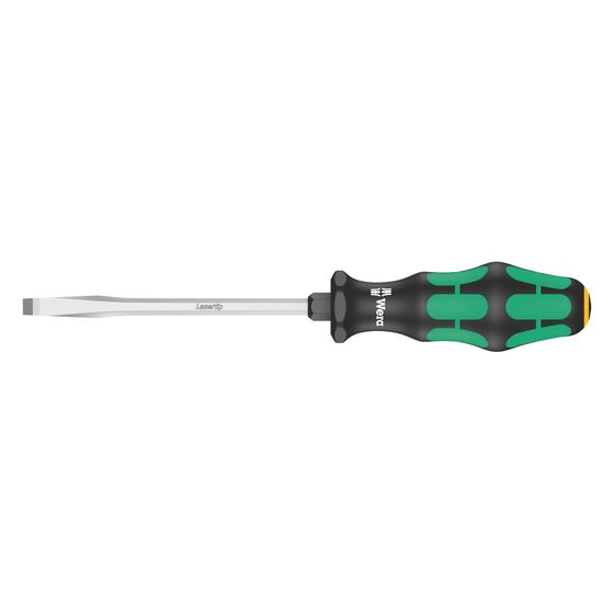 Wera Schlitz-Schraubendreher 334 SK, 1,2x6,5x125mm, Lasertip, Sechskantklinge, 2-Komponenten-Griff, 05007674001
