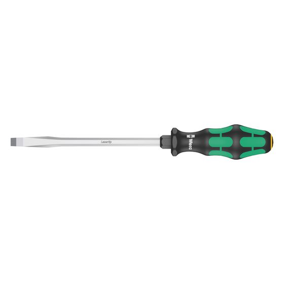 Wera Schlitz-Schraubendreher 334 SK Kraftform Plus, 1,6x10x175mm, Sechskantklinge, Nicromatt, 05007677001