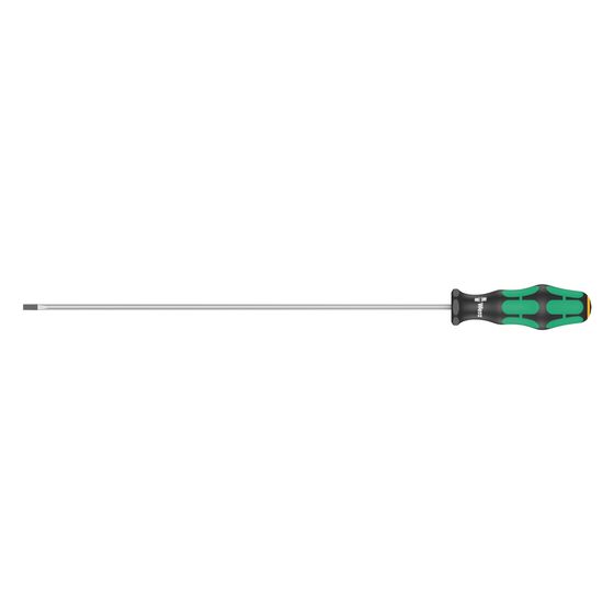 Wera Schlitz-Schraubendreher Kraftform Plus 335, 0,8x4x300mm, 2-Komponenten-Griff, Nicromatt, 05008027001