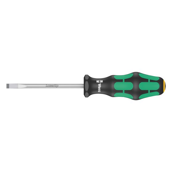 Wera Schlitz-Schraubendreher 335 Kraftform Plus, 1,2x6x100mm, Lasertip, 2-Komponenten-Griff, 05008061001