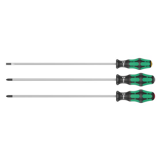 Wera Schraubendrehersatz Kraftform Plus 335/350/355/3, 300mm, 3-teilig, 05347735002
