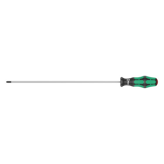 Wera Kreuzschlitz-Schraubendreher 350 PH Kraftform Plus, PH 1 x 300mm, 2-Komponenten-Griff