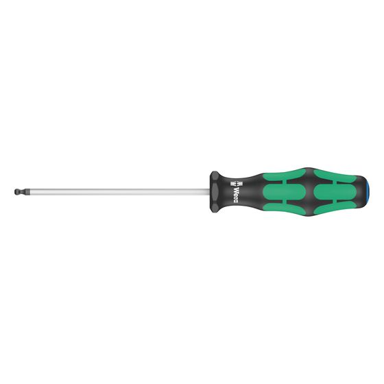 Wera Innensechskant-Kugelkopf-Schraubendreher 352 Kraftform Plus, 3,0mm, 100mm, Black Point, 05022805001