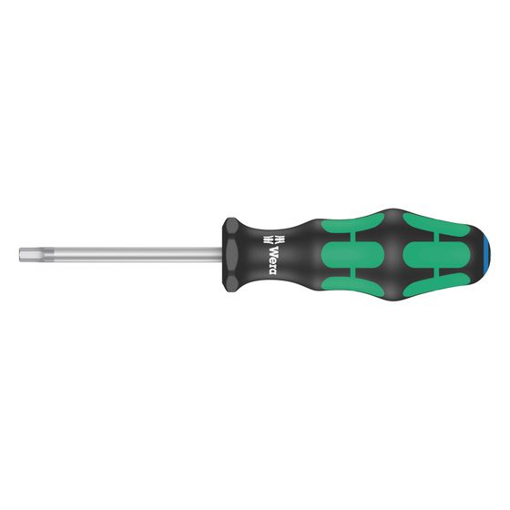 Wera Sechskant-Schraubendreher 354 Kraftform Plus, 5,0mm x 80mm, Hex-Plus, Abrollschutz